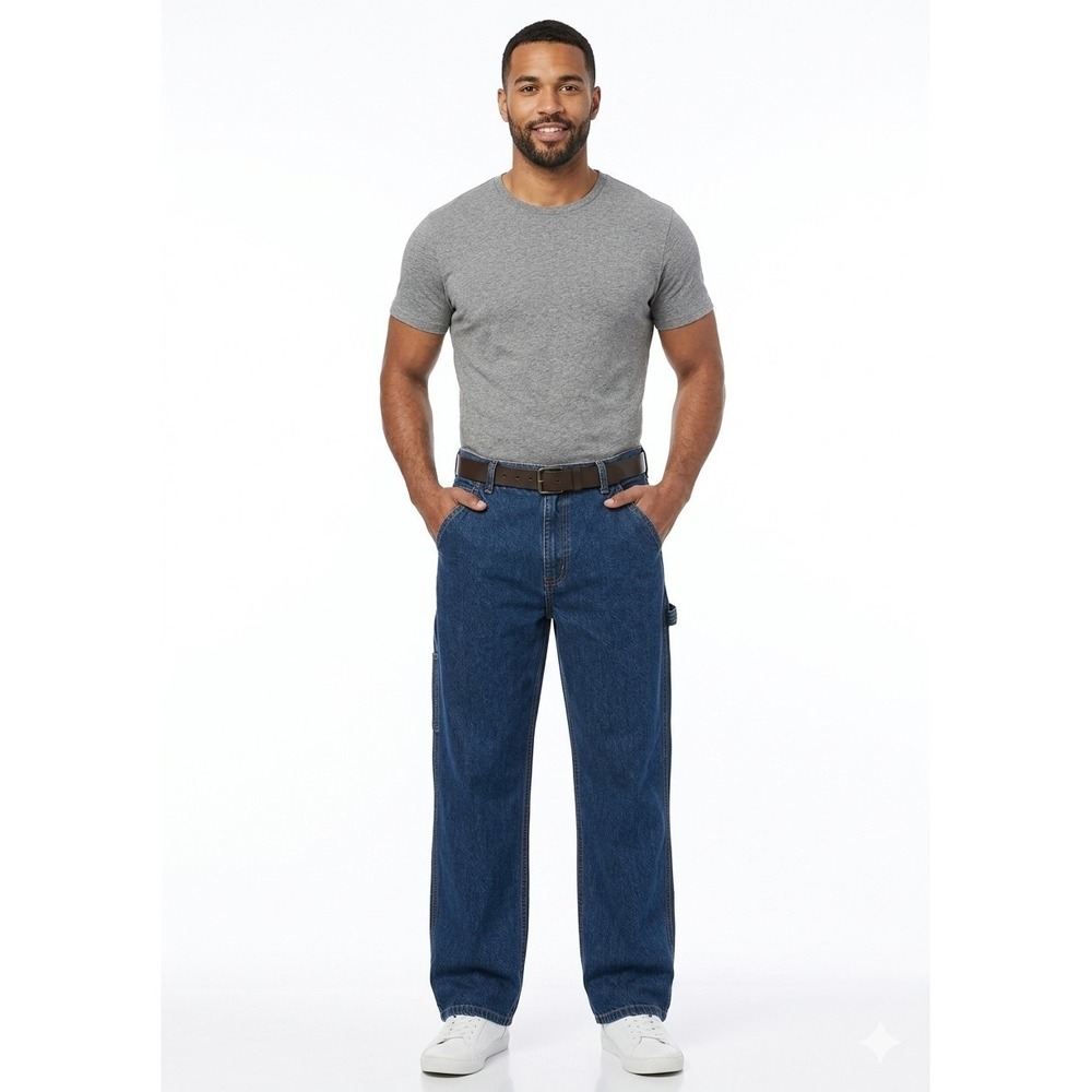 George Carpenter‎ Jeans Dark Wash Relaxed Bootcut 40x30